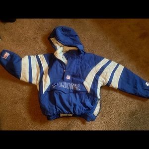 Detroit Lions Starter Jacket pullover size Large